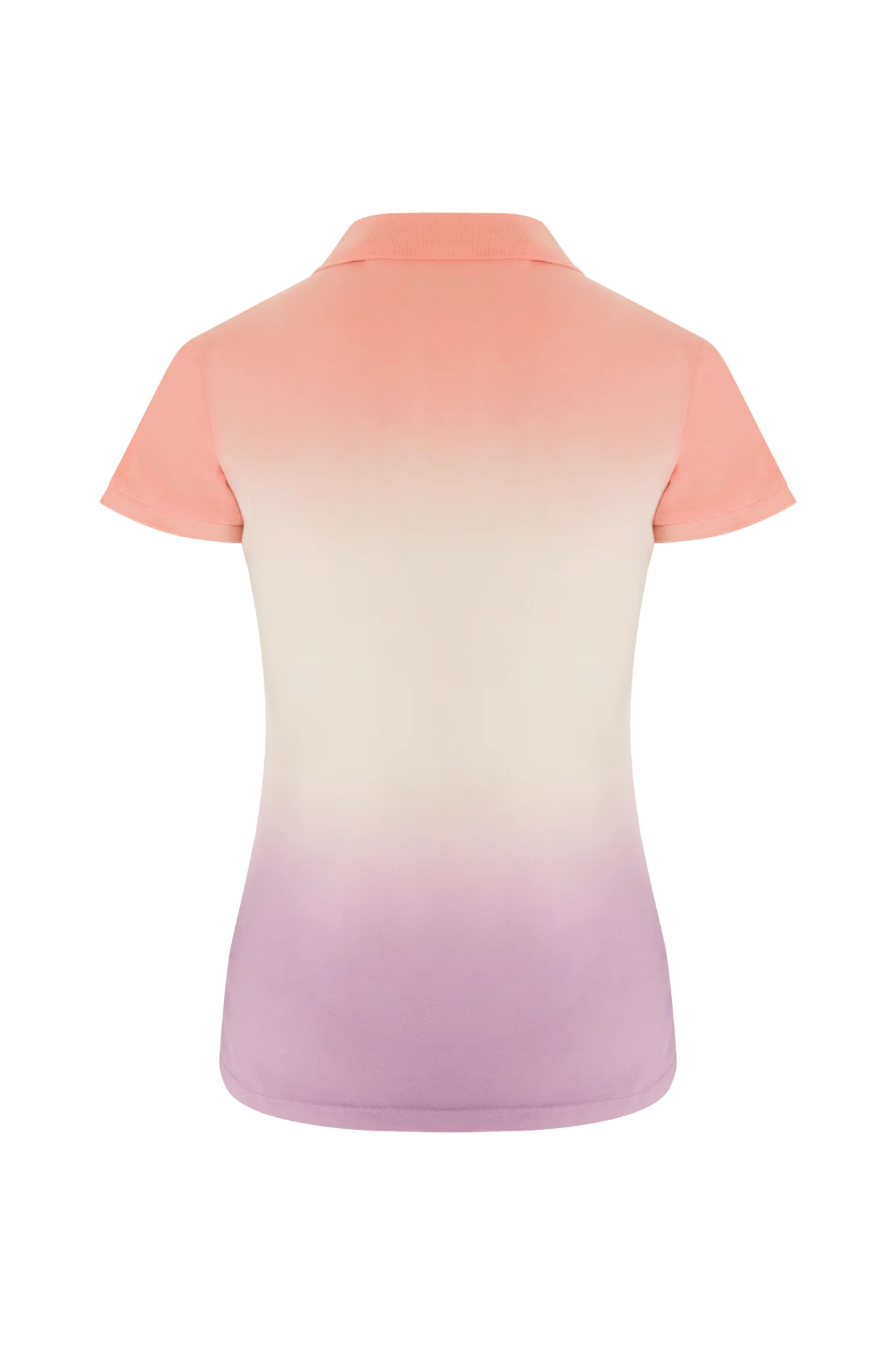 Tie-dye ombre piquet polo shirt - Image 2