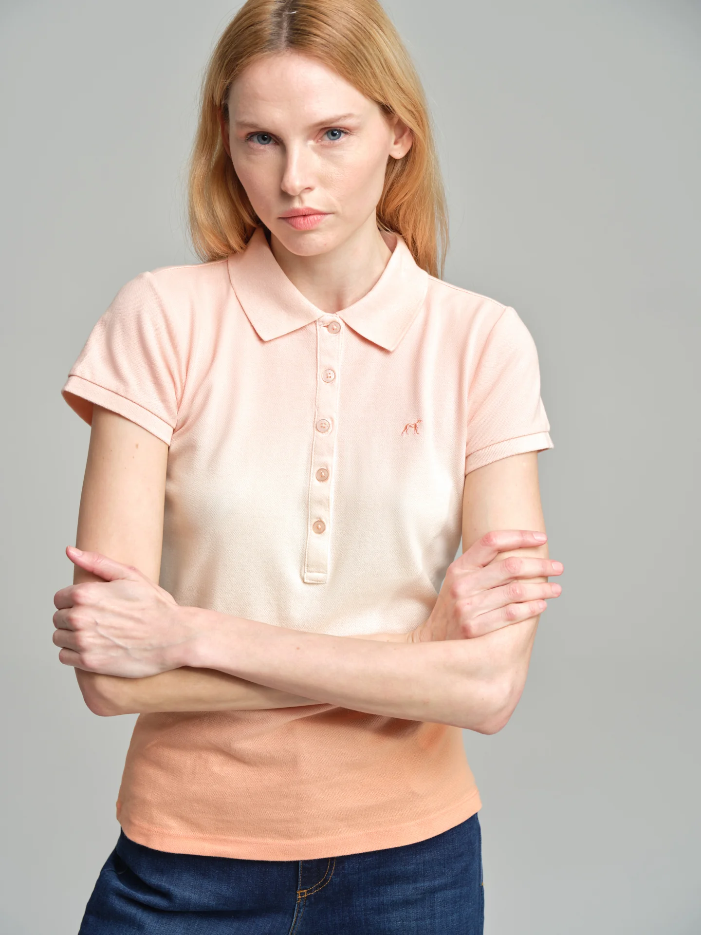 Tie-dye ombre piquet polo shirt - Image 4