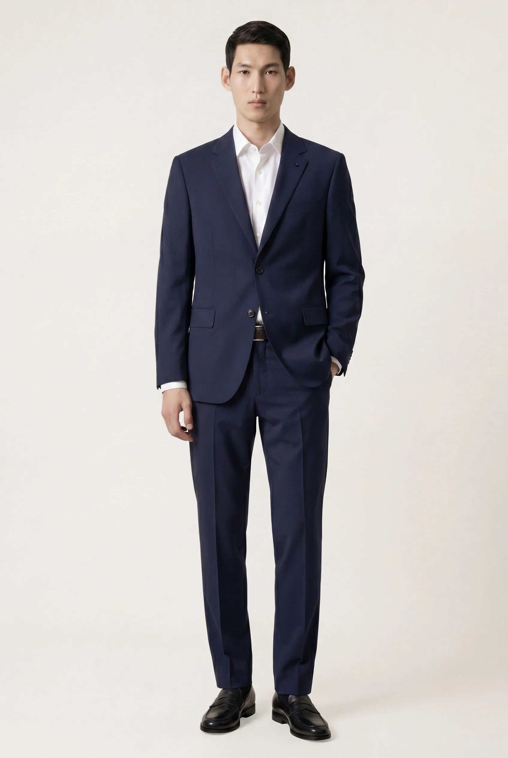 Travel Suit In Premium Italian Super 150’s Wool