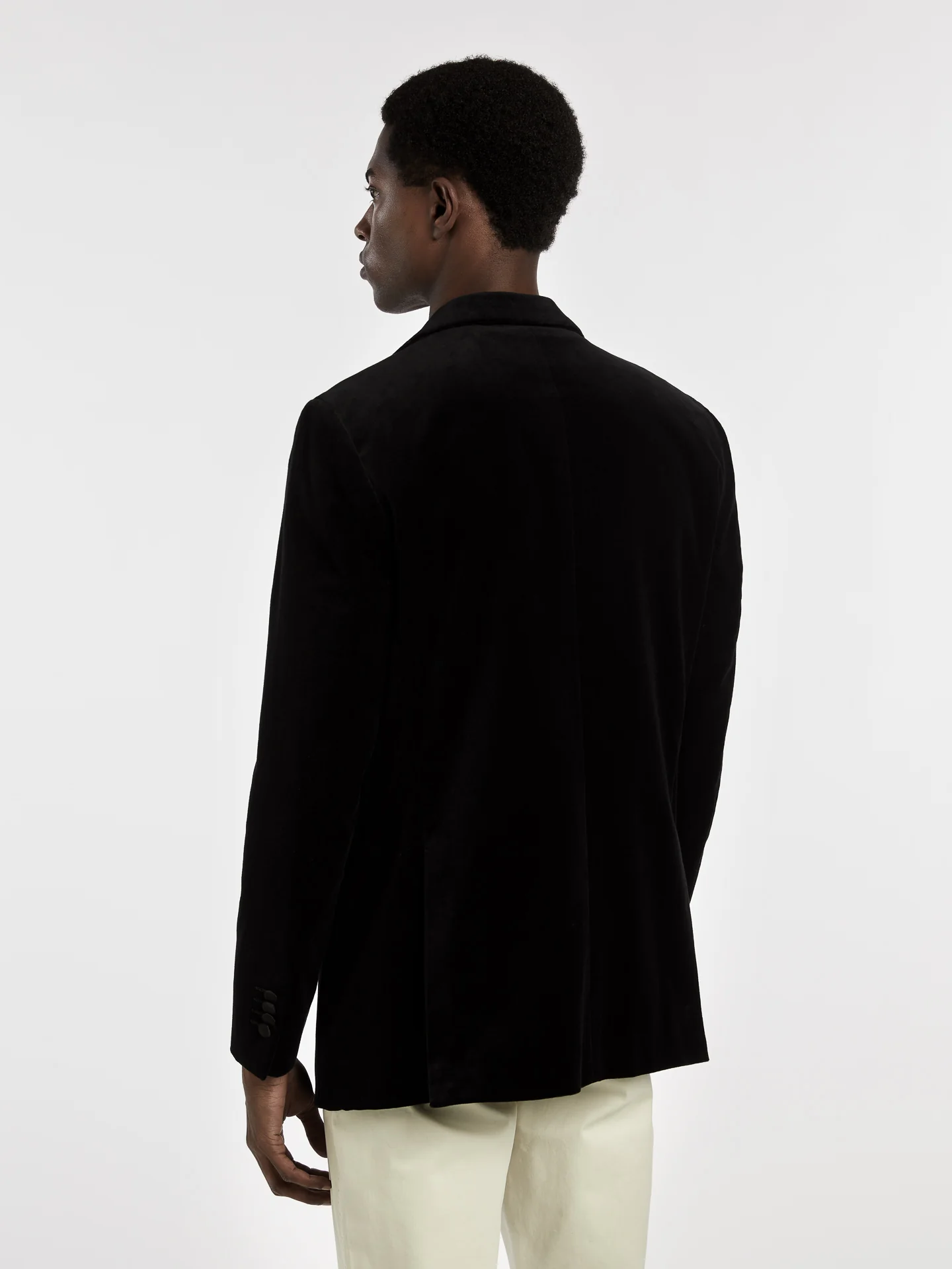 Velvet tuxedo blazer - Image 3