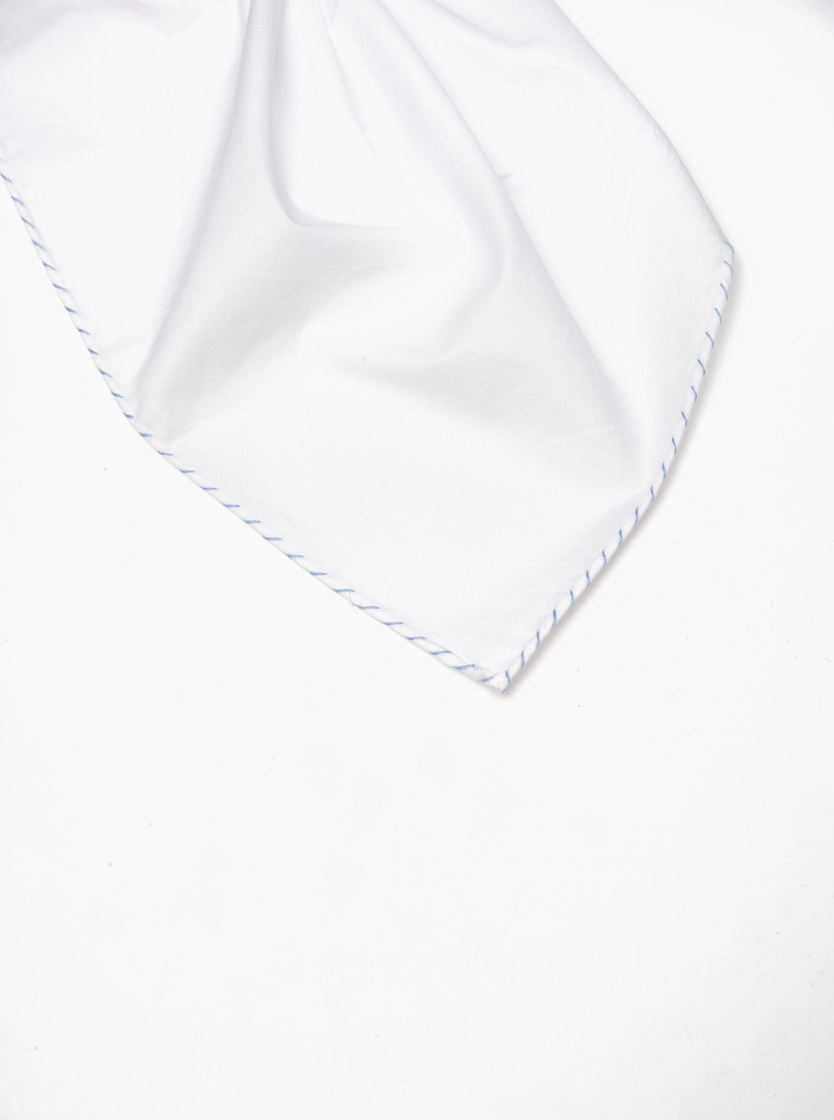 White handkerchief with contrast detail - Image 14