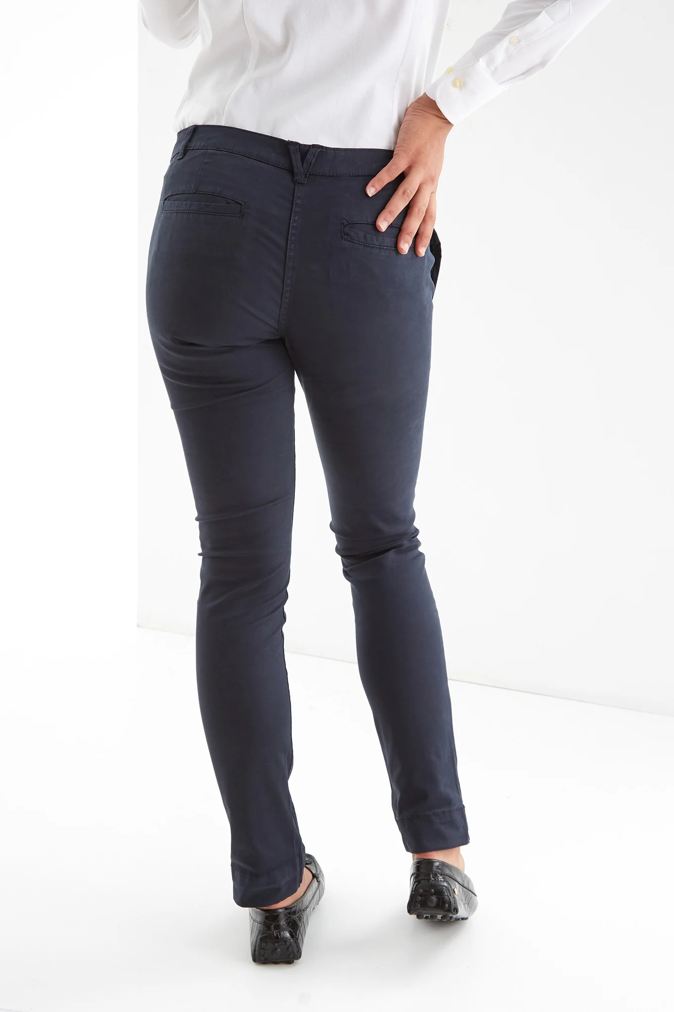 Women's Slim Chino Trousers - Image 7